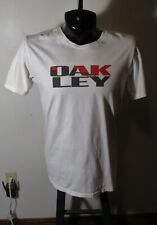 Men's OAKLEY White Short Sleeve T-Shirt Size L