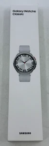 Samsung Galaxy Watch6 Classic SM-R960 (Bluetooth 47mm) Stainless Steel Case New - Zdjęcie 1 z 7