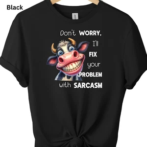 Funny Graphic Print T-Shirt Humorous Graphic Tee Men's Women's Graphic T-Shirt - Picture 1 of 15