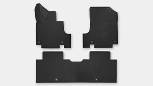 Genuine OEM All Weather Rubber Floor Mats 3PC For 2022~2023+ Genesis GV60 - Picture 1 of 8