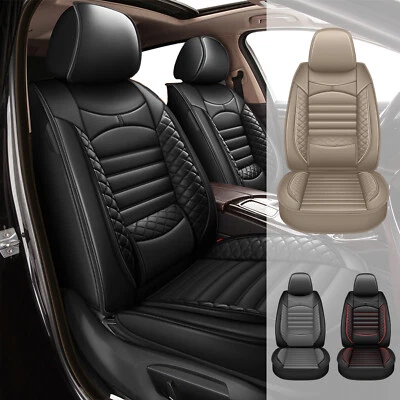 For Volvo XC60 2010-2017 Car Seat Covers Front Row Faux Leather Cushion 2pcs Foto 1 de 4
