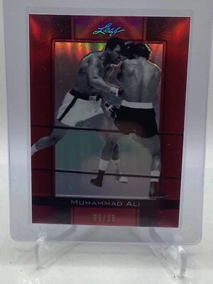 2010 Leaf Muhammad Ali Red Prismatic /10 #94 - Image 1 of 2
