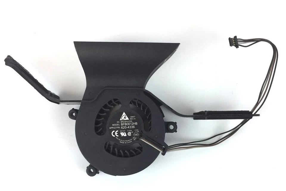 Apple iMAC 2008 24" A1225 Hard Drive Cooling Fan Model BFB0612HB 620-4336 - Image 1 of 2