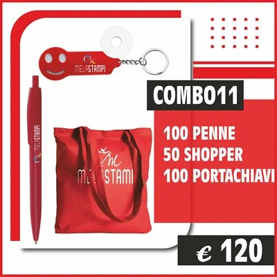 Penne portachiavi shopper Personalizzate stampa colori gadget c11 - Immagine 1 di 4