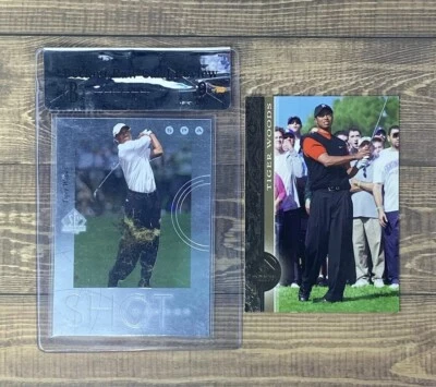 2001-2005 Golf Tiger Woods Rookie Raw Card Review BGS9 & SP Signature #1 Card - Image 1 of 4