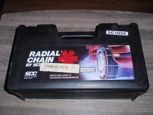SCC Security Chain Co Radial Chain SC1034 Cable Tire Chains for 14/15/16" Wheels - Picture 1 of 16