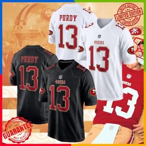 HOT!!! Brock Purdy #13 San Francisco 49.ers Player Name & Number Football Jersey