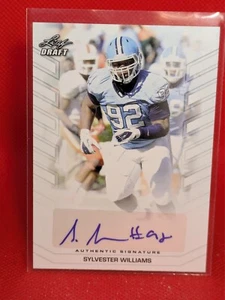 2013 Leaf Draft Auto Sylvester Williams #BA-SW1 Rookie Auto RC - Picture 1 of 2