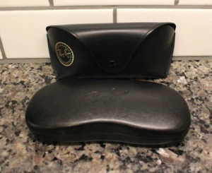 2 estuches rígidos para gafas de sol Ray Ban - estuche semi-duro y estuche rígido con almeja - Imagen 1 de 5
