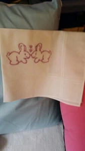 2 x Taschentuch Hase Ostern 40 cm  - Bild 1 von 4