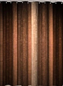 BROWN TONES OMBRE SHOWER CURTAIN 72"x84" - Picture 1 of 2