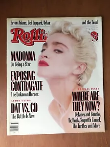 Vintage Rolling Stone Magazine September 10, 1987 Madonna No Label  325 - Imagen 1 de 1