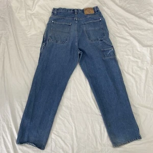 Vintage Pure Playaz Baggy Y2K 3M Carpenter Blue Jeans Herren 34x32 Hip Hop Skater - Bild 1 von 12