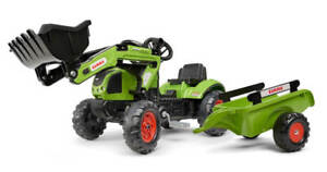 FALK Tret-Traktor Claas Lader + Hänger 2 - 5 Jahre