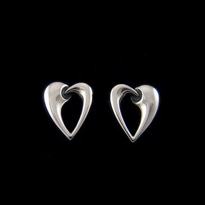 Clipes de orelha coração artista Georg Jensen do ano 2006 - Imagem 1 de 2