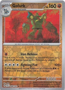 Golurk SV05: Temporal Forces 088/162- NM - Reverse Holo - Picture 1 of 2