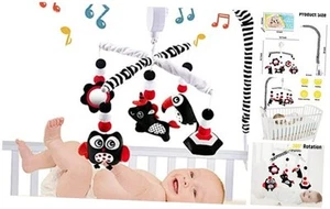 Baby Crib Mobile Unisexbaby, Nursery Baby Mobile for Crib, High Contrast - Picture 1 of 8