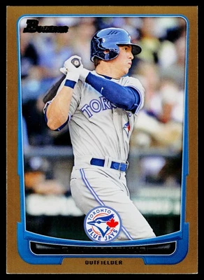 2012 Bowman: Gold #23 Colby Rasmus Toronto Blue Jays - Image 1 of 2