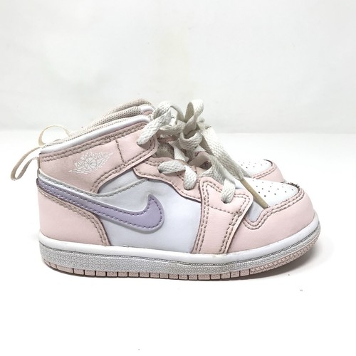 Nike Air Jordan 1 Mid PS rosa lavaggio bianco viola gelo FD8781 601 taglia 8C