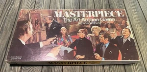 1970 Masterpiece Game Art Auction Board Game - Parker Brothers Complete Pieces - Picture 1 of 20