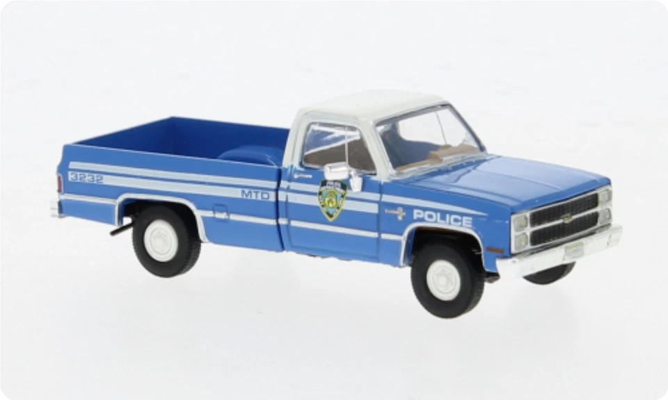 Brekina 19654 Chevrolet C 10, 1981, NYPD, H0, Nuevo 2025 - Imagen 1 de 1