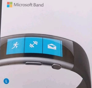Reloj Inteligente Fitness Microsoft Band 2 Modelo 1721 - Talla Grande Negro Caja Abierta - Imagen 1 de 15