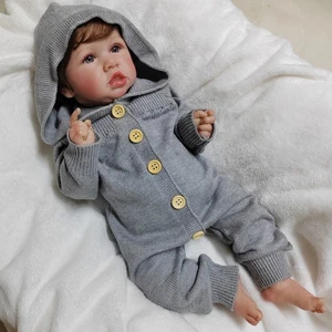 Muñecas Reborn Realistas Vinilo Silicona Hechas a Mano Recién Nacido Bebé Niña Muñeca Regalo de Navidad - Imagen 1 de 6