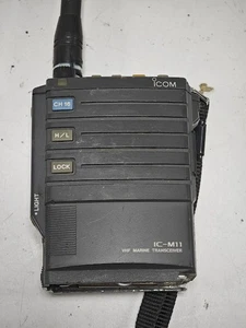 ICOM IC-M11 VHF Marine Transceiver - Powers On/Off, Signs of Use - Picture 1 of 10
