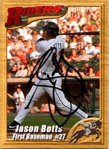 Jason Botts 2003 Grandstand Frisco RoughRiders #NNO Auto Hand Signed - Picture 1 of 2