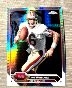 2023 Topps Composite - Topps Chrome X-Fractor #16 Joe Montana - Picture 1 of 2