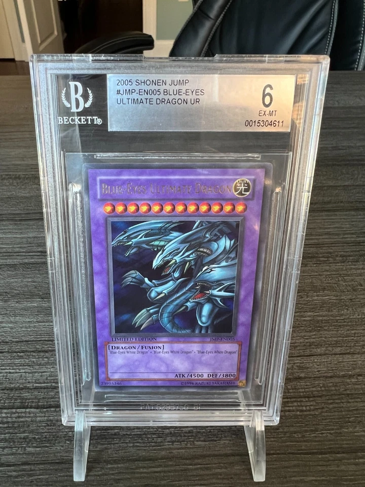 Blue-Eyes Ultimate Dragon JMP-EN005 | YuGiOh Shonen Jump Promo | BGS 6 - PSA/CGC Foto 1 de 1