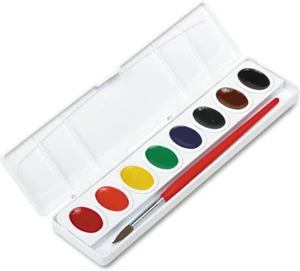 Oval Pfanne Aquarell Farbset, 8 verschiedene Farben, 1 Stück - Bild 1 von 12