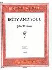 Body and Soul     sheet music   Green, John W. piano