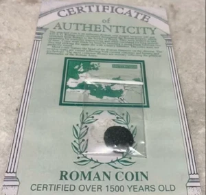 Certified Authentic Roman Coin Over 1500 Years Old - Picture 1 of 2