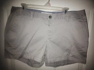 Amazon Essentials Shorts Womens Size 14 Khaki Chino Slash Pocket Stretch New - Picture 1 of 6