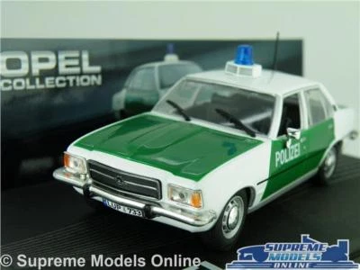 OPEL REKORD D MODEL CAR POLIZEI POLICE 1:43 SCALE IXO COLLECTION 1972-1977 K8 - Image 1 of 4