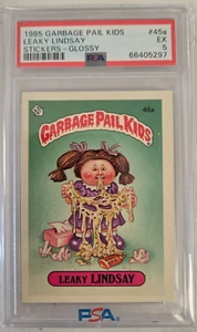 1985 Garbage Pail Kids Graded PSA 5 - Leaky Lindsay - Picture 1 of 2