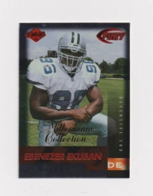 1999 Collector's Edge Fury MILLENNIUM COLLECTION RED # 165 Ebenezer Ekuban - Image 1 of 2