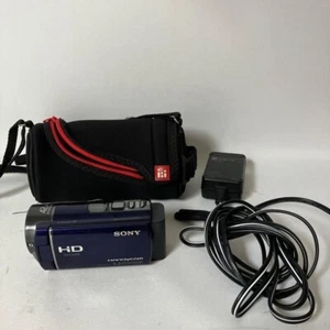 Sony HDR-CX180 Black HD Camcorder 30x Optical Zoom 32GB Memory Tested Japanese - Picture 1 of 10