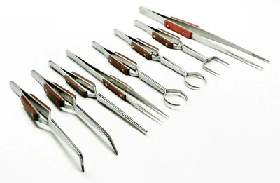 Pinzas de agarre de fibra Pinzas de soldadura de bloqueo cruzado Juego de 8 formas  Foto 1 de 4