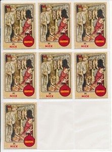 2007 Topps Santa Claus Christmas Trading Cards Lot of (7) St. Nick #7