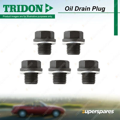 5 Tridon Oil Drain Plugs for Suzuki Grand Vitara TE TD Carry Ignis Jimny Swift - image 1 of 2