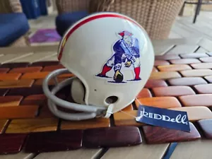 1965-81 Riddell NFL Throwback Mini Helmet Boston Patriots 2-bar Facemask - Picture 1 of 2