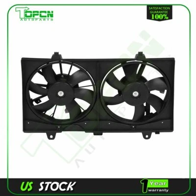 Radiator Condenser Cooling Fan Assembly For 2007 2008 2009-2012 Nissan Sentra - Image 1 of 4