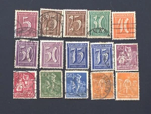 Germany 1921 daily stamps, inflation stamps full set hinged 020523 - Picture 1 of 2