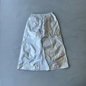 Anthropologie Metallic Shine Cargo Midi Skirt. Silver. XS. - Picture 1 of 6