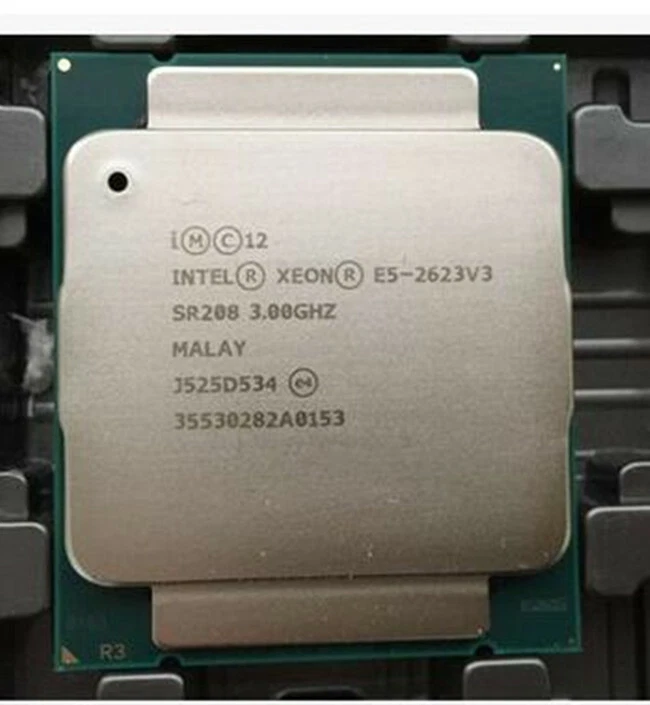 Intel Xeon E5-2623 V3 CPU Quad Core 3.0GHz 10MB SR208 105W LGA 2011-3 Processor - Image 1 of 1