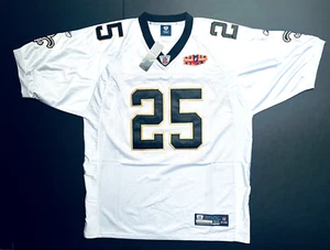 NUOVA maglia Reebok 2010 Reggie Bush #25 New Orleans Saints uomo 2XL Super Bowl - Foto 1 di 4