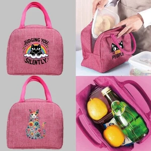 Bolsa de almuerzo térmica fresca para damas Picnic Adultos Niños Almacenamiento de alimentos Lonchera en Reino Unido - Imagen 1 de 33