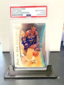 Dave Bing handsigniert 2001 Upper Deck Basketballkarte Detroit Kolben - Bild 1 von 2